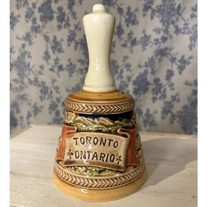 Vintage Souvenir Toronto Ontario Ceramic Bell